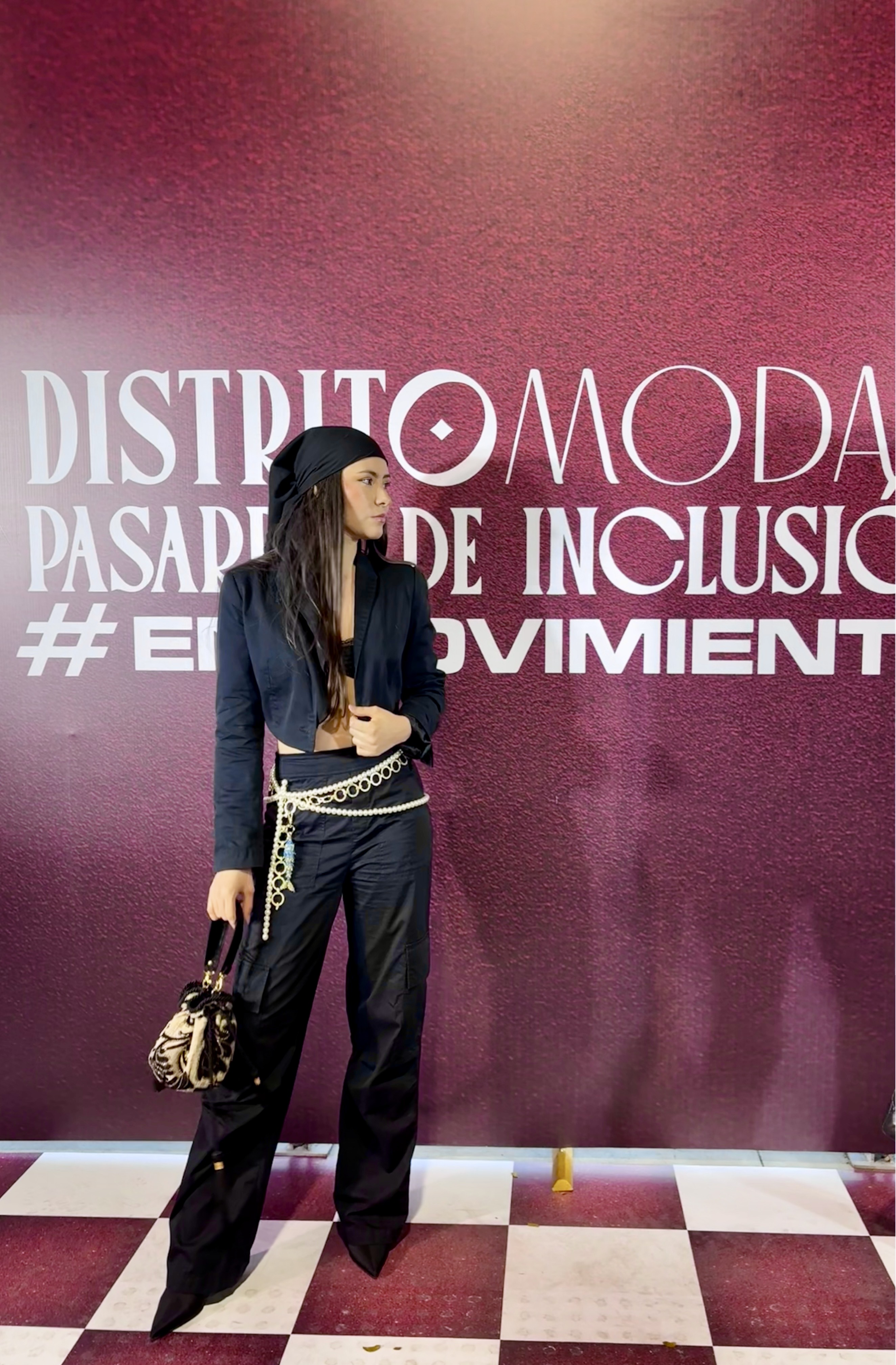 Lu during her early career in fashion design in Colombia