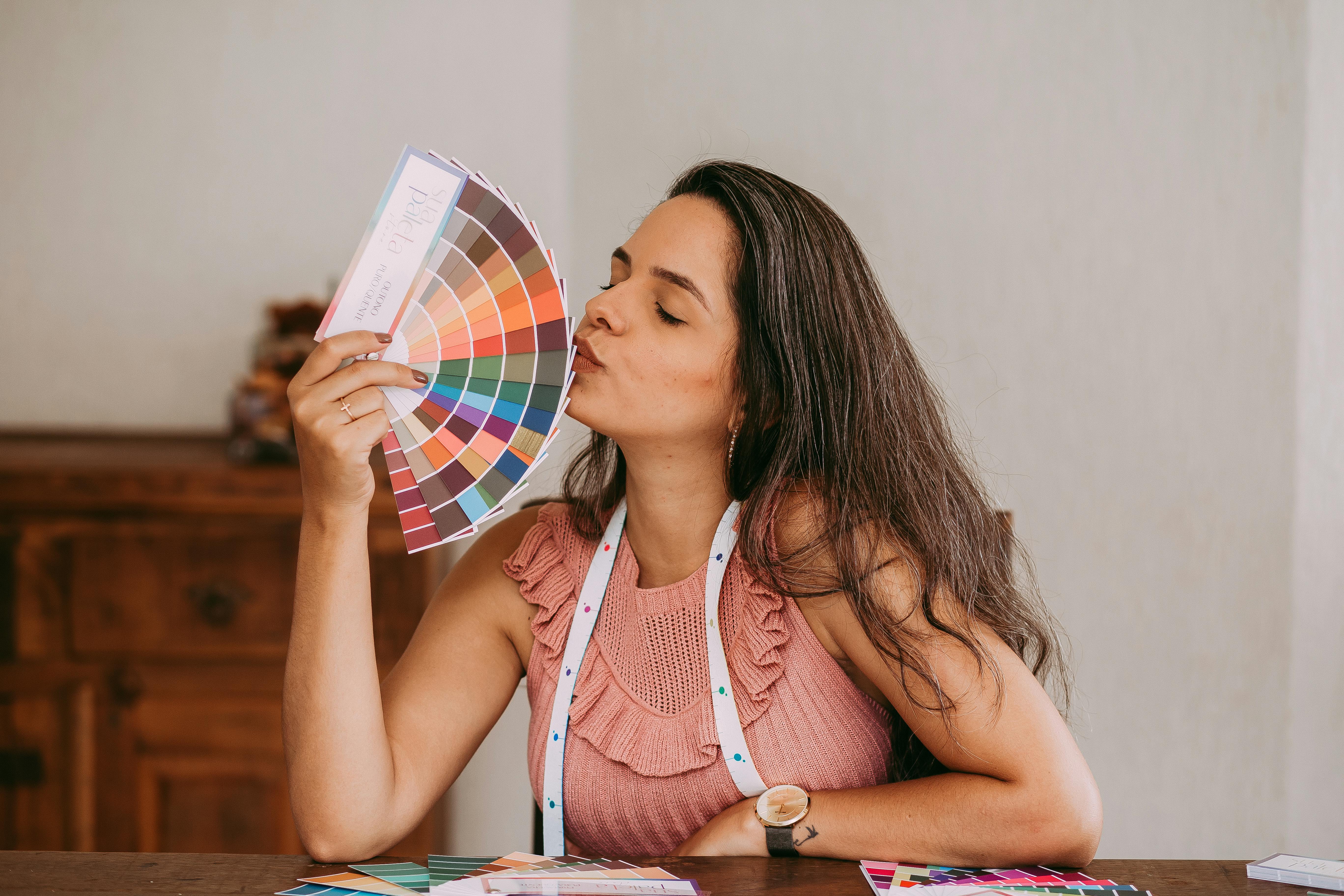 Sesión profesional de análisis de color Pantone — consultoría de imagen Miami